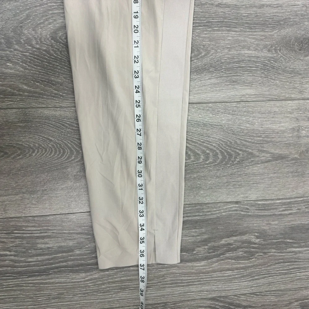Athleta Brooklyn Ankle Pants Beige Size 4 Travel Stretch Pull On - Picture 13 of 16
